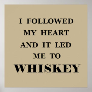 Affiche whiskey quotes