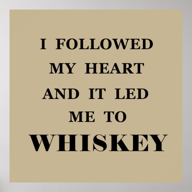 Affiche whiskey quotes (Devant)