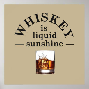 Affiche whiskey sayers cite le slogan du whisky