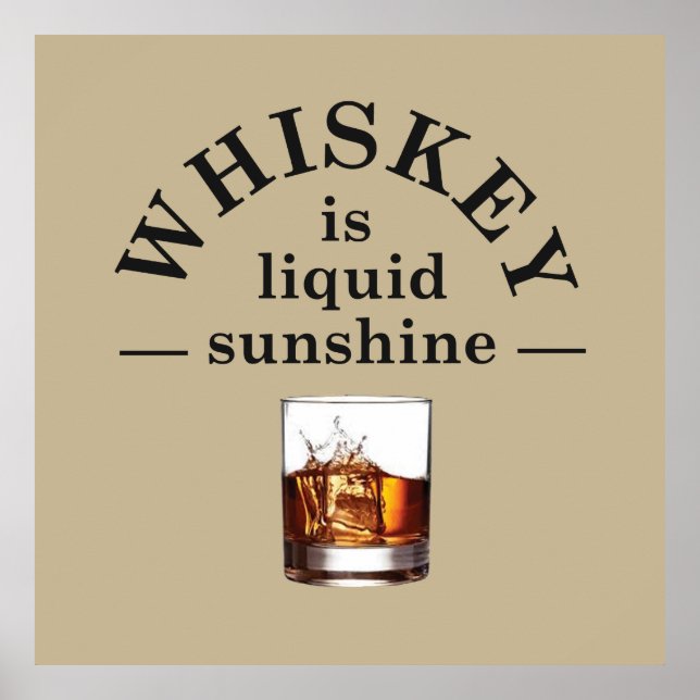 Affiche whiskey sayers cite le slogan du whisky (Devant)