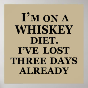 Affiche whiskey slogan