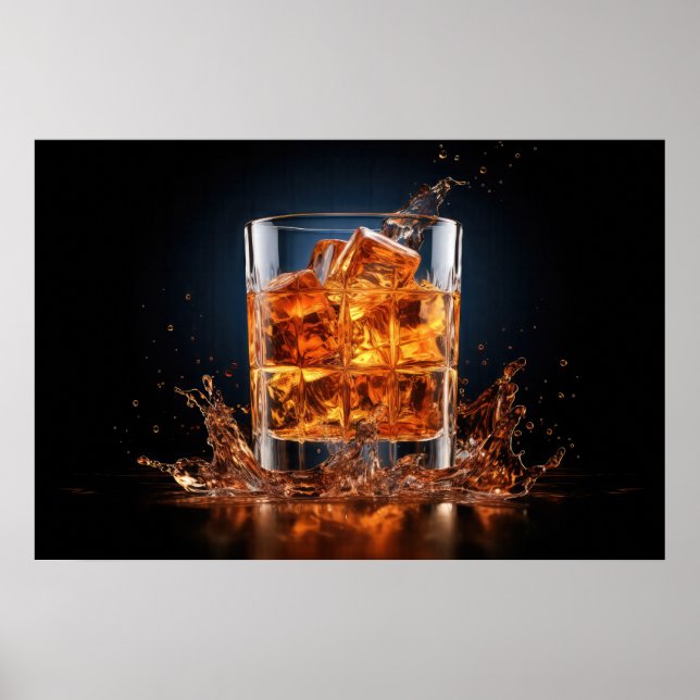 Affiche Whiskey Sur Les Rochers (Devant)