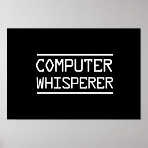 Affiche Whisperer d'ordinateur