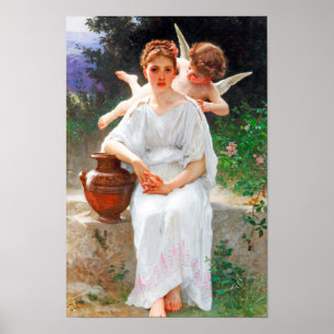 Affiche Whisperies d'Amour, Bouguereau