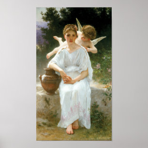 Affiche Whisperings of Love de Bouguereau