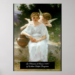 Affiche Whisperings of Love de Bouguereau
