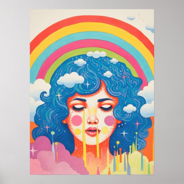 Affiche Whispers céleste : La Muse haïe dans l'espace (Devant)