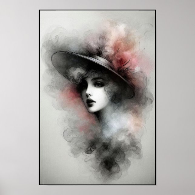 Affiche Whispers D'Une Élégance Vintage (Devant)