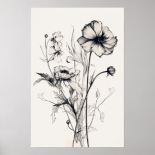 Affiche Whispers Fleur sauvage