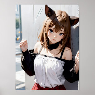 Affiche Whispers Kawaii