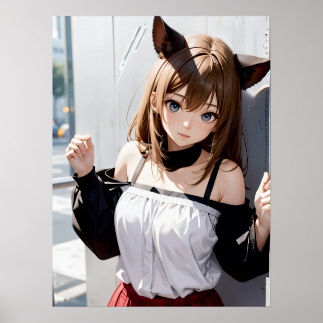 Affiche Whispers Kawaii (Devant)