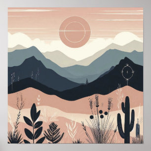 Affiche Whispers of the Earth : Une montagne minimaliste d