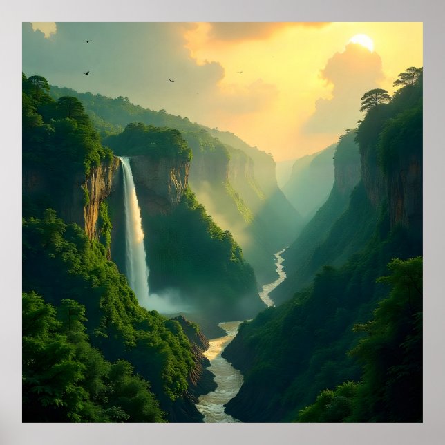 Affiche "Whispers of the Valley : l’heure d’or de la natur (Devant)