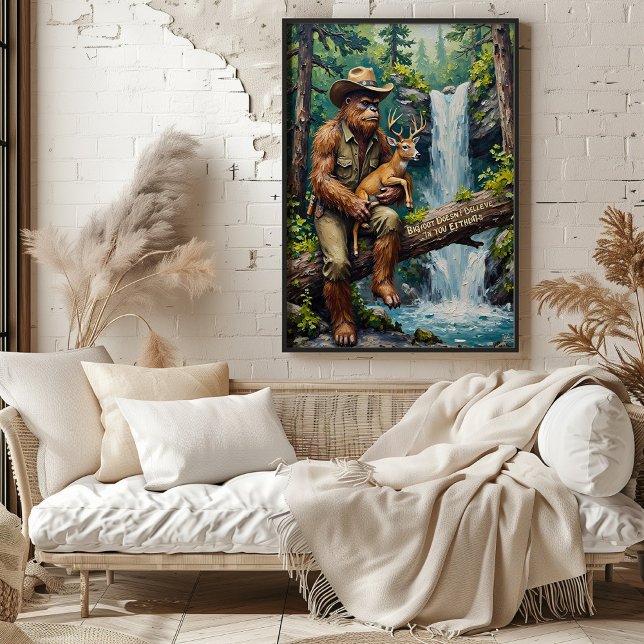 Affiche Whispers of the Wild : Bigfoot and the Trusting Fa (Créateur téléchargé)