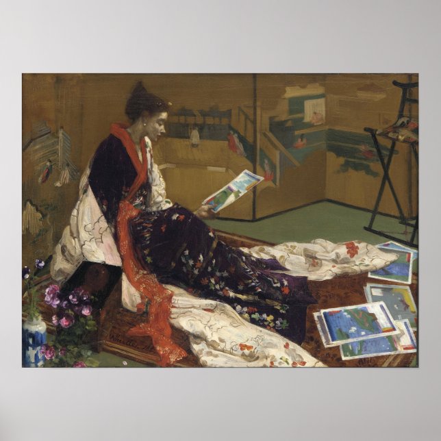 Affiche Whistler - Caprice en pourpre et or (Devant)