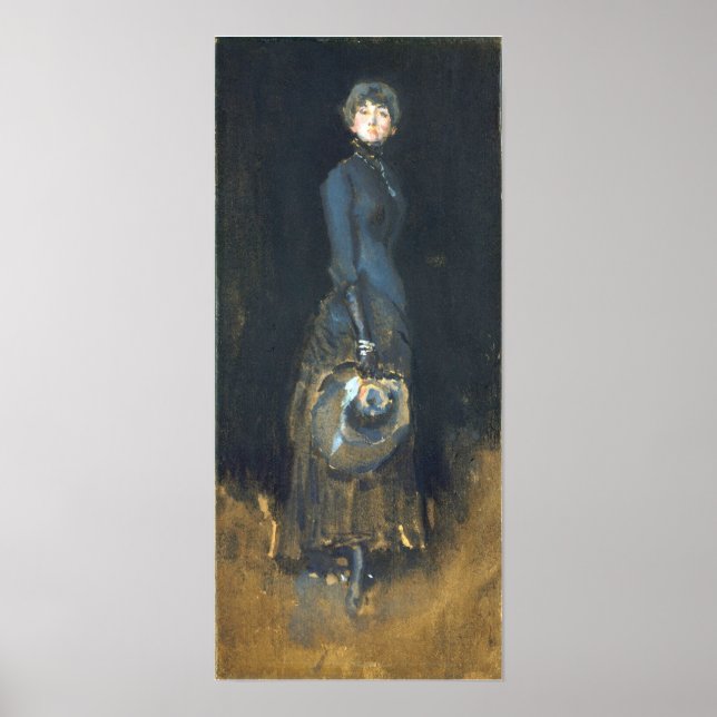 Affiche Whistler - Dame En Gris (Devant)
