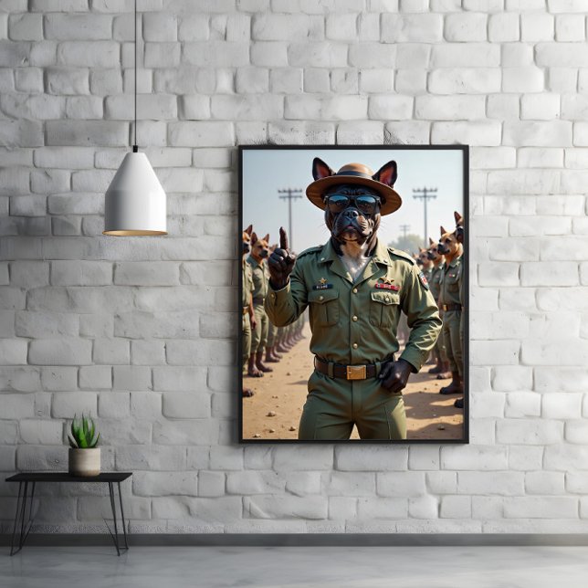 Affiche Whistler Downrange : Bark First, Demandez Jamais (Créateur téléchargé)