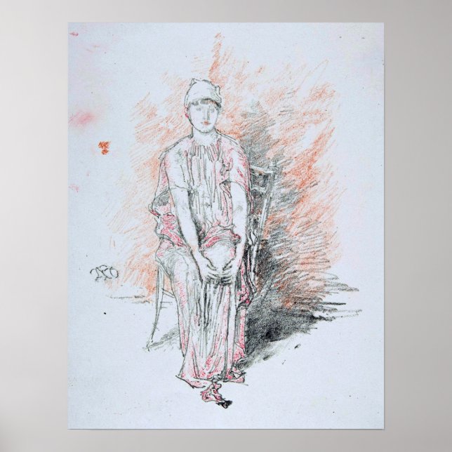 Affiche Whistler - Étude Figure Dans Les Couleurs (Devant)