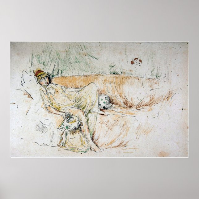 Affiche Whistler - Figure drapée allongée (Devant)