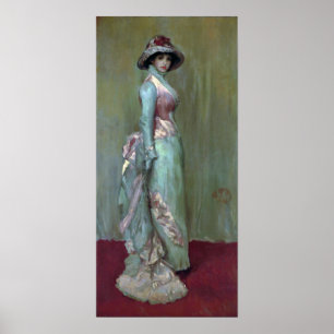 Affiche Whistler - Harmonie En Rose Et Gris Lady Meux