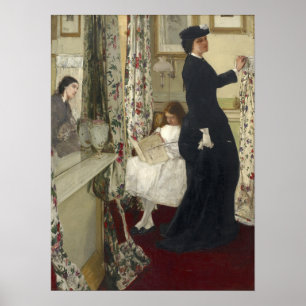 Affiche Whistler - Harmonie En Vert Et Rose, Salle De Musi