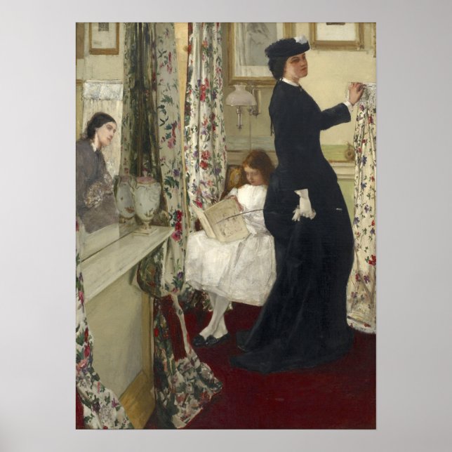 Affiche Whistler - Harmonie En Vert Et Rose, Salle De Musi (Devant)