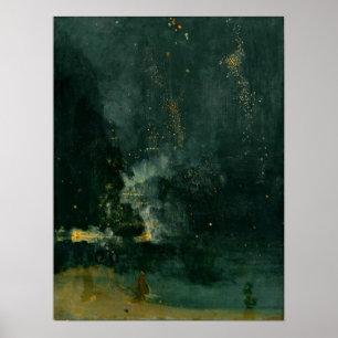 Affiche Whistler - La fusée en chute