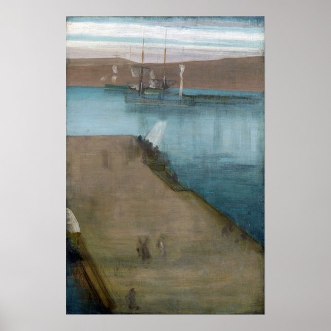 Affiche Whistler - Port de Valparaiso (Devant)