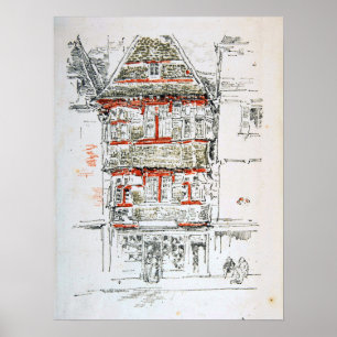 Affiche Whistler - Red House Paimpol