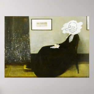 Affiche Whistler style haricot maman