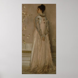 Affiche Whistler - Symphonie en couleur chair et rose 1871