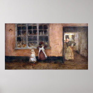 Affiche Whistler - Une boutique de Chelsea 1894
