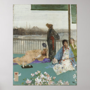 Affiche Whistler - Variations In Flesh Colour And Green