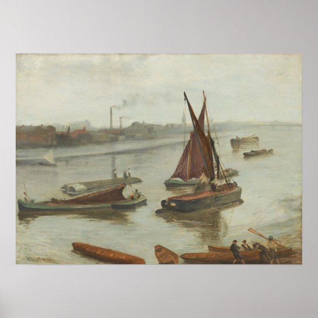 Affiche Whistler - Vieux Battersea Reach (Devant)