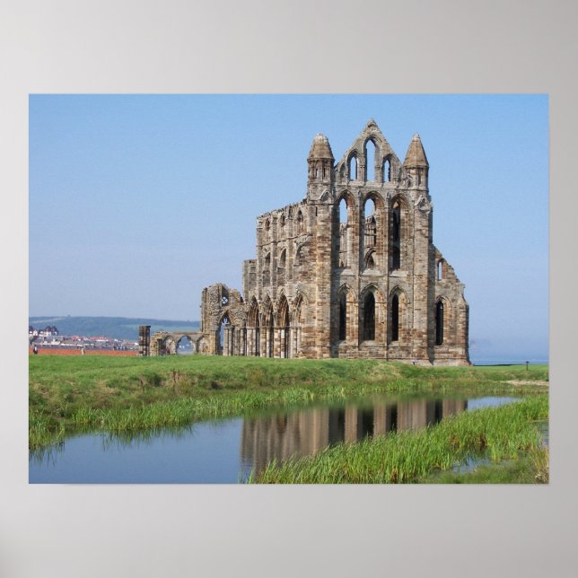 Affiche Whitby Abbey North Yorkshire (Devant)