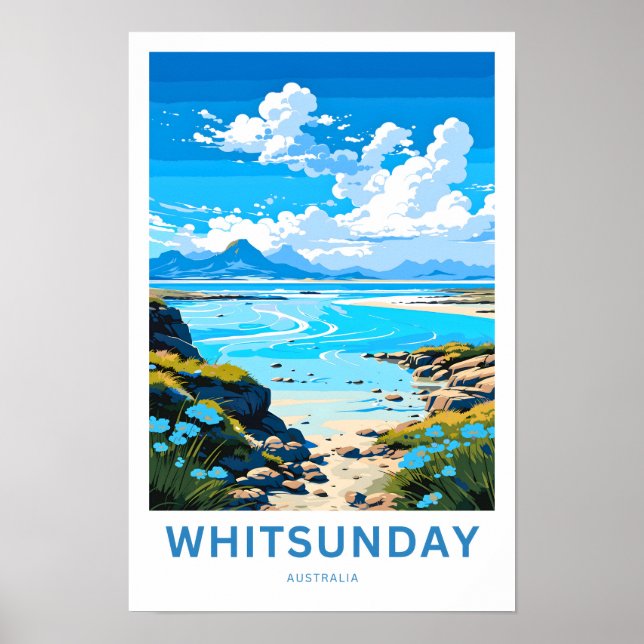 Affiche Whitday Australia Travel Print (Devant)