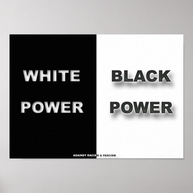 Affiche White & Black (Devant)