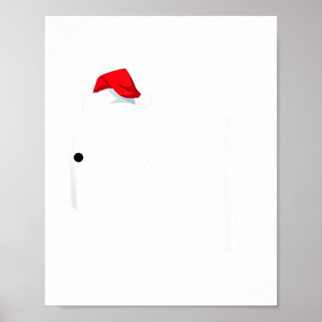 Affiche White Elephan, Christmas Party Gift  (Devant)