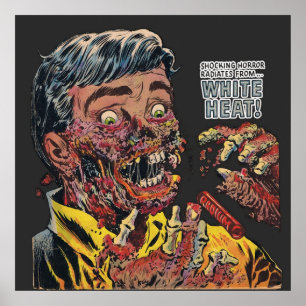 Affiche White Heat Harvey Horror Comics line Black Cat My