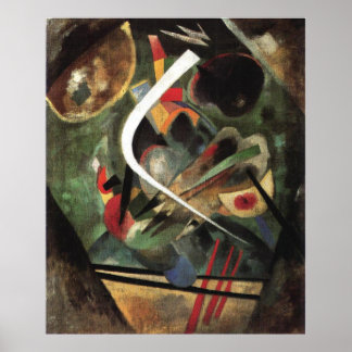 Affiche White Line by Wassily Kandinsky