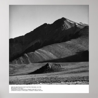Affiche White Mountain Peak, juin 1964 par Ansel Adams