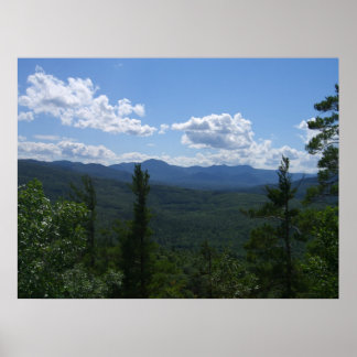 Affiche white mountains in New Hampshire