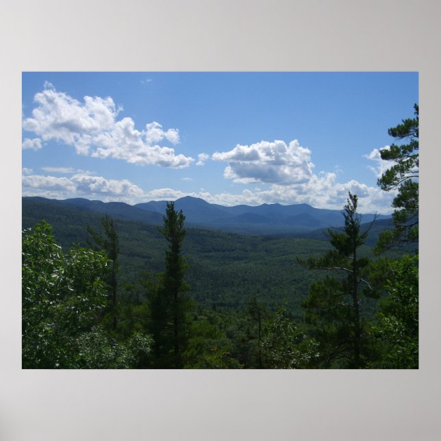 Affiche white mountains in New Hampshire (Devant)