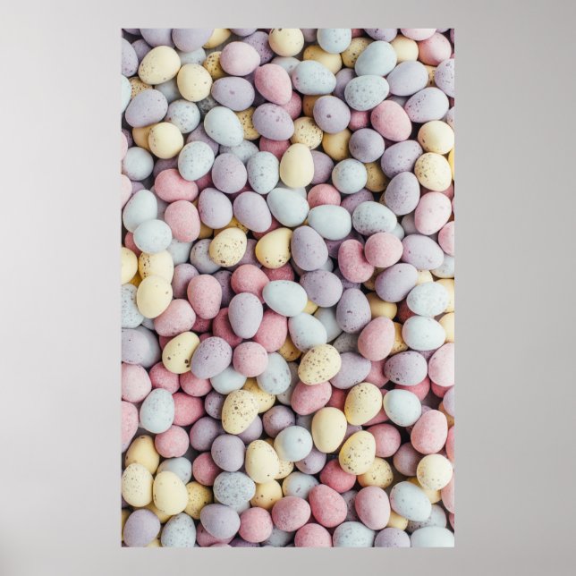Affiche White, purple, and yellow stones (Devant)