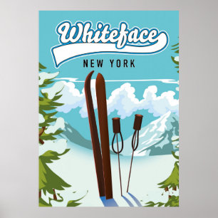 Affiche Whiteface New York À Ski