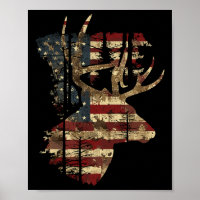 Whitetail Buck Deer Chasse 4 juillet États-Unis Am