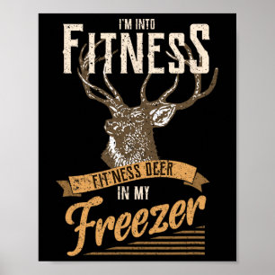 Affiche Whitetail Buck Funny Deer Chasse Saison Je suis da