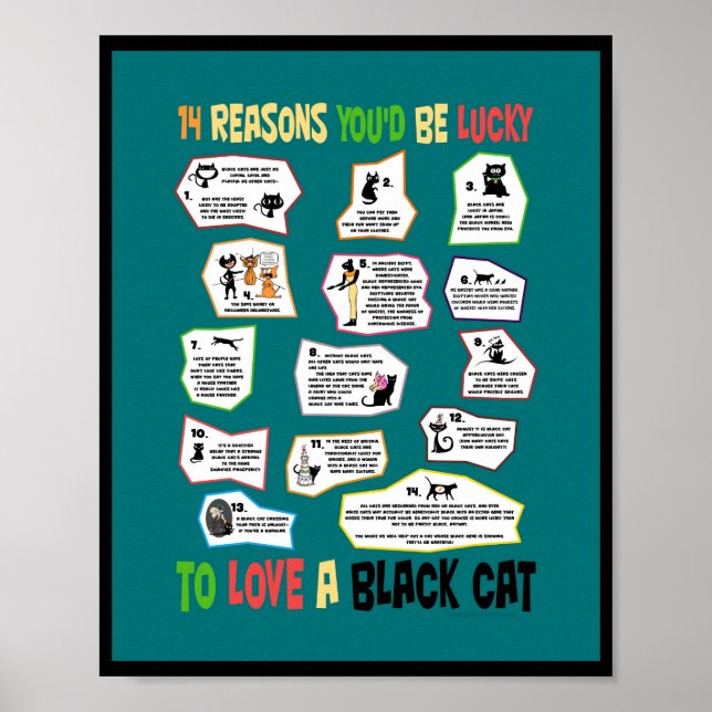 Affiche Why it's Lucky to Love a Black Cat (Devant)