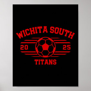Affiche Wichita South Titans Football Byll 2025 Lycée