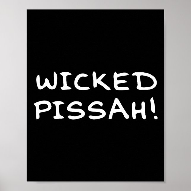 Affiche Wicked Ah! Funny Awesome Er New England  (Devant)